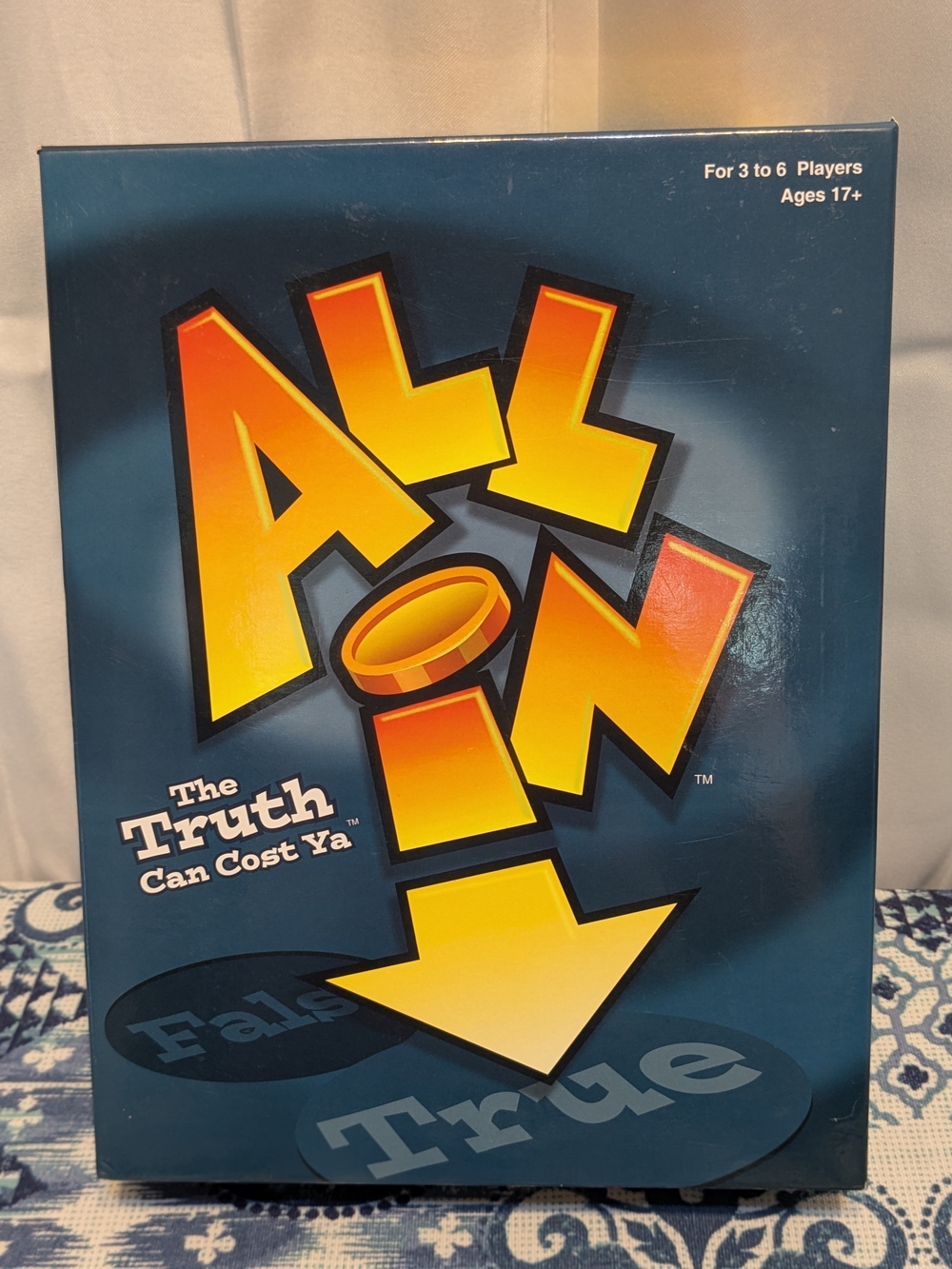 NEW All In Board Game The Truth Can Cost Ya 2015 Patch SEALED 3 - 6 Players